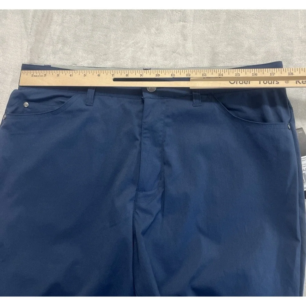 Adidas Golf Pants Men 36x32 Crew Navy Ultimate 365 Tapered 5 Pockets Stretch